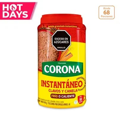 Chocolate Corona instantáneo Clavos y Canela x 950g