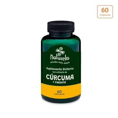 Cápsulas de cúrcuma Naturela x 60 unds
