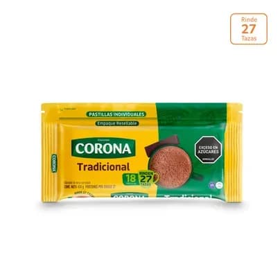 Chocolate Corona x 450g x 18 pastillas