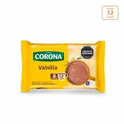 Chocolate Corona Vainilla x 200g x 8 pastillas-0