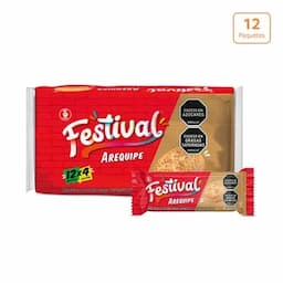Galletas Festival Arequipe x 403g x 12 Paquetes x 4 galletas c/u-0
