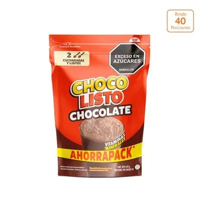 Chocolisto Chocolate Bolsa x 600g