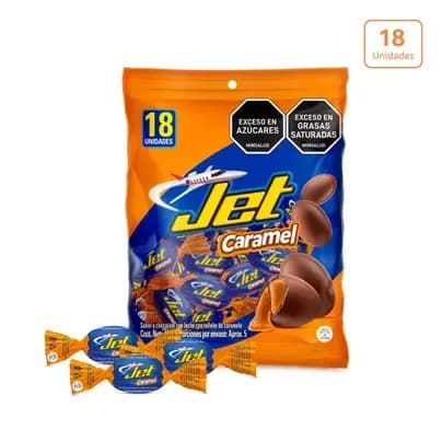 Jet caramel x 18 unds x 6g