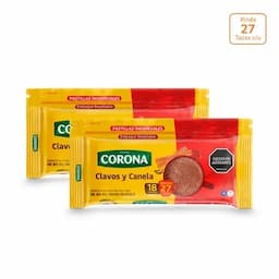 Chocolate Corona clavos y canela x 450g x 18 pastillas c/u-0