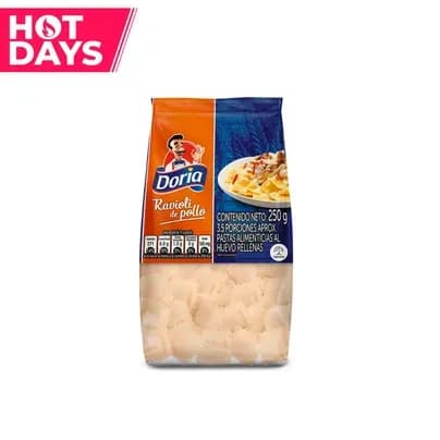 Ravioli de pollo Doria x 250g