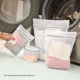 Set x 4 bolsas grises para lavar-0