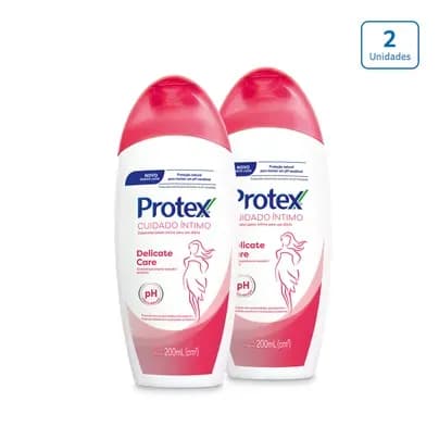 Jabón íntimo Protex Delicate Care x 2 unds x 200ml c/u