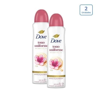 Desodorante en aerosol Dove Caléndula x 2 unds x 150ml c/u