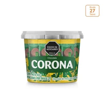 Bombonera Chocolate Corona x 18 Pastillas x 25g c/u