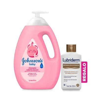 Shampoo Johnson's para cabello oscuro x 1L