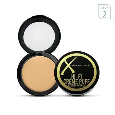 Polvo Creme Puff Max Factor tono Natural Tan x 2 unds