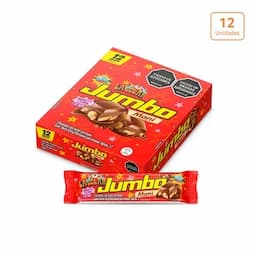 Chocolatina Jumbo Maní x 12 unds x35gr c/u-0