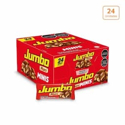 Chocolatina Jumbo Maní x 24 unds x 17gr c/u-0