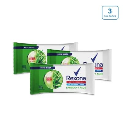 Jabón Rexona Bamboo x 3unds x 110g c/u