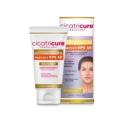 Crema Facial Antiedad Cicatricure Porcelana FPS 50 x 40g