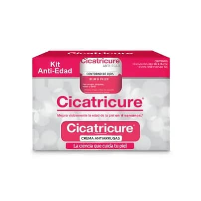 Kit Facial Antiedad Cicatricure Contorno + Crema
