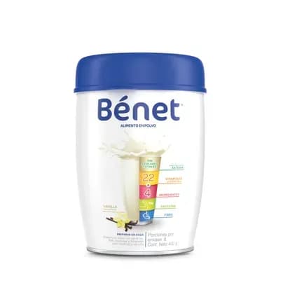 Alimento en polvo Bénet vainilla x 400g