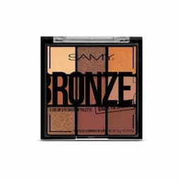 Paleta De Sombras Samy Back To Basics Bronze x 9 Tonos-0