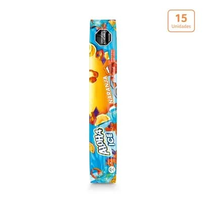 Barra Aloha Ice naranja x 15 unds x 63g c/u