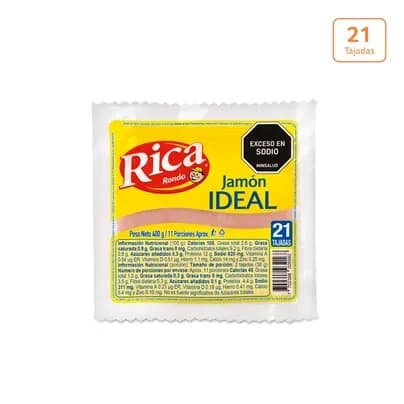 Jamón Ideal Rica x 400g
