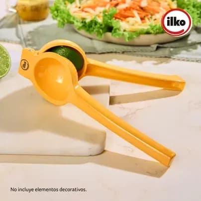 Exprimidor de limones amarillo en aluminio ILKO