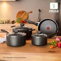 Batería Imusa Hard Titanium 7 piezas-0