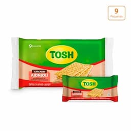 Galletas Tosh Ajonjolí x 9 paquetes x 3 unds c/u-0