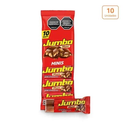 Jumbo Maní 17g x10unds