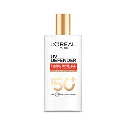 Protector Solar Uv Defender Fluido Tono Medio x 40g