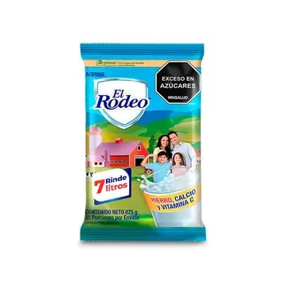 Leche en polvo El Rodeo azucarada x 875g