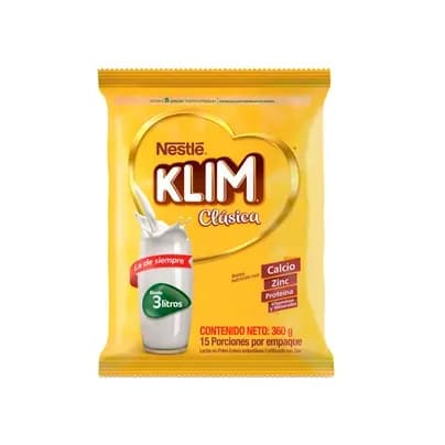 Leche en polvo KLIM Clasica bolsa x 360g