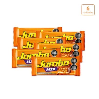 Chocolatina Jumbo Mix x 6 unds x 60g c/u