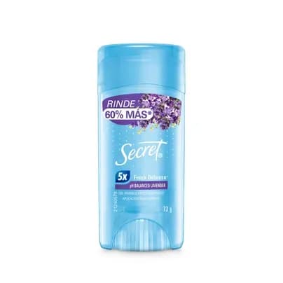 Desodorante Antitranspirante en gel Secret Lavanda x 73g