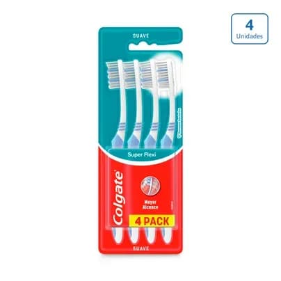 Cepillo Dental Colgate Super Flexi x4 unds