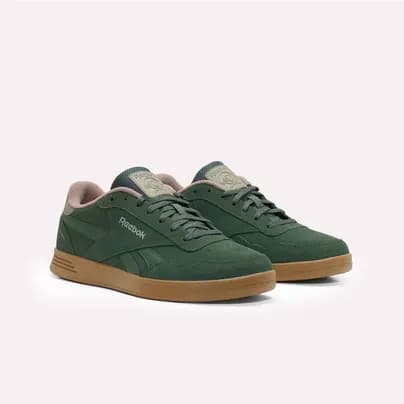 Reebok Tenis court advance masculino verde gris 7,5