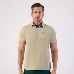 Patprimo Camiseta tipo polo con bolsillo beige XL-0