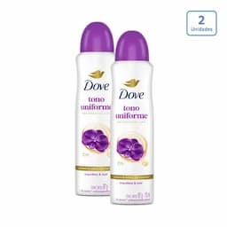 Desodorante en aerosol Dove Orquídea x 2 unds x 150ml c/u-0