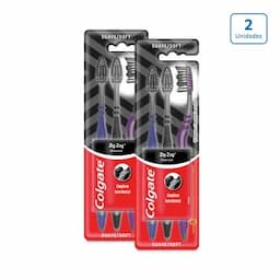Cepillo Dental Colgate Zig Zag Carbón Activado x 2 paquetes x 3 unds c/u-0