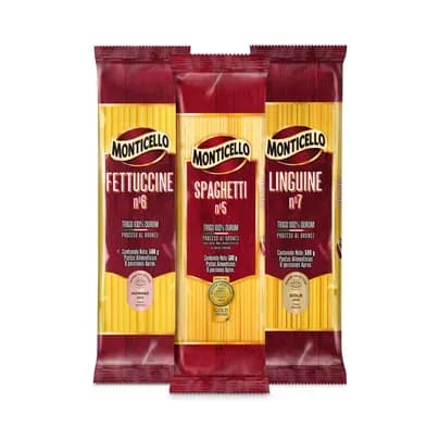 Combo pastas largas surtidas 