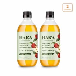 2 Vinagre de Manzana Haka x 500ml c/u-0