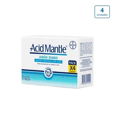 Jabón Acid Mantle x 4 unds x 90g c/u