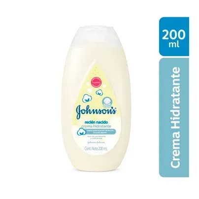 Crema hidratante Johnson's Recién Nacido x 200ml