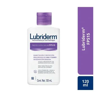 Crema corporal Lubriderm Protección UV SPF 15x 120ml