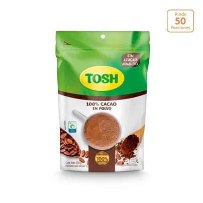 Tosh Bebida 100% Cacao x 200g