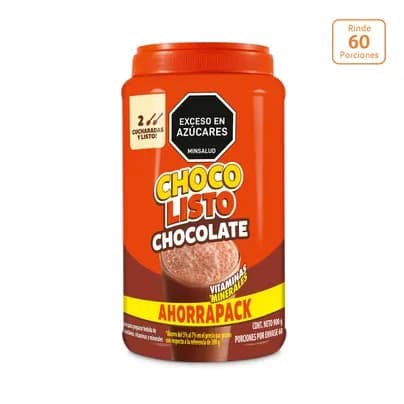 Chocolisto Chocolate Tarro x 900g