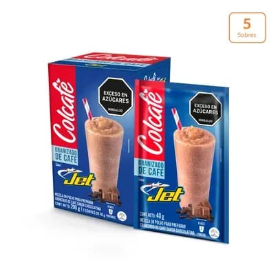 Colcafé Granizado Jet x 40gr x 5 unds