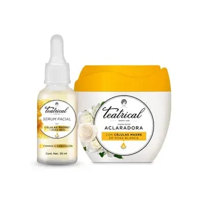 Kit Facial Crema Aclaradora + Serum Teatrical