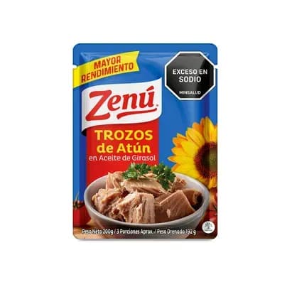 Pouch atún Zenú en aceite girasol x 200g