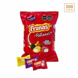 Frunas rellenas x200 unds x1.000g-0