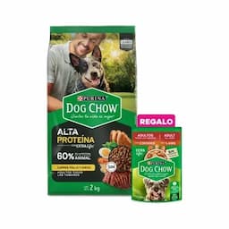 Concentrado para perros adultos Dog Chow alta proteína x 2kg-0